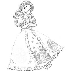 Dibujo para colorear: Elena de Ávalor (Dibujos Animados y Series Animadas) #187249 - Dibujos para Colorear e Imprimir Gratis