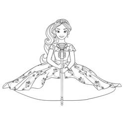Dibujo para colorear: Elena de Ávalor (Dibujos Animados y Series Animadas) #187253 - Dibujos para Colorear e Imprimir Gratis
