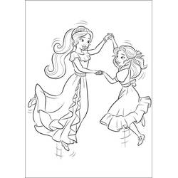 Dibujo para colorear: Elena de Ávalor (Dibujos Animados y Series Animadas) #187265 - Dibujos para Colorear e Imprimir Gratis