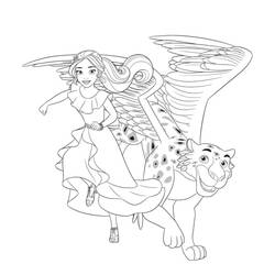 Dibujo para colorear: Elena de Ávalor (Dibujos Animados y Series Animadas) #187268 - Dibujos para Colorear e Imprimir Gratis