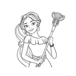 Dibujo para colorear: Elena de Ávalor (Dibujos Animados y Series Animadas) #187273 - Dibujos para Colorear e Imprimir Gratis