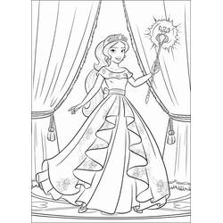 Dibujo para colorear: Elena de Ávalor (Dibujos Animados y Series Animadas) #187278 - Dibujos para Colorear e Imprimir Gratis