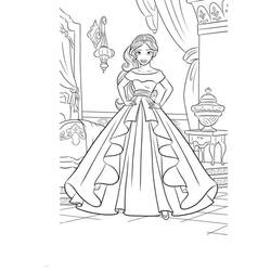 Dibujo para colorear: Elena de Ávalor (Dibujos Animados y Series Animadas) #187280 - Dibujos para Colorear e Imprimir Gratis