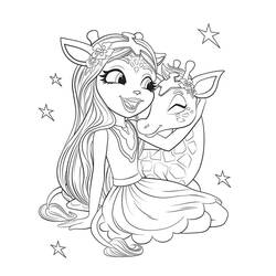 Dibujo para colorear: Enchantimals (Dibujos Animados y Series Animadas) #186385 - Dibujos para Colorear e Imprimir Gratis