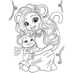 Dibujo para colorear: Enchantimals (Dibujos Animados y Series Animadas) #186388 - Dibujos para Colorear e Imprimir Gratis