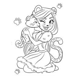 Dibujo para colorear: Enchantimals (Dibujos Animados y Series Animadas) #186390 - Dibujos para Colorear e Imprimir Gratis