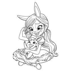 Dibujo para colorear: Enchantimals (Dibujos Animados y Series Animadas) #186392 - Dibujos para Colorear e Imprimir Gratis