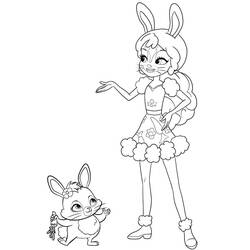 Dibujo para colorear: Enchantimals (Dibujos Animados y Series Animadas) #186393 - Dibujos para Colorear e Imprimir Gratis