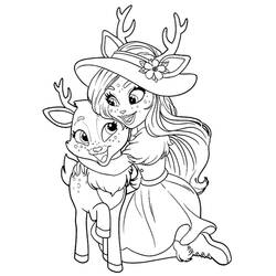 Dibujo para colorear: Enchantimals (Dibujos Animados y Series Animadas) #186395 - Dibujos para Colorear e Imprimir Gratis
