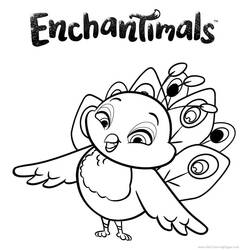 Dibujo para colorear: Enchantimals (Dibujos Animados y Series Animadas) #186399 - Dibujos para Colorear e Imprimir Gratis