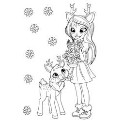 Dibujo para colorear: Enchantimals (Dibujos Animados y Series Animadas) #186404 - Dibujos para Colorear e Imprimir Gratis