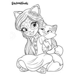 Dibujo para colorear: Enchantimals (Dibujos Animados y Series Animadas) #186406 - Dibujos para Colorear e Imprimir Gratis