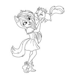 Dibujo para colorear: Enchantimals (Dibujos Animados y Series Animadas) #186413 - Dibujos para Colorear e Imprimir Gratis