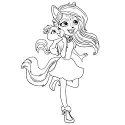 Dibujo para colorear: Enchantimals (Dibujos Animados y Series Animadas) #186414 - Dibujos para Colorear e Imprimir Gratis