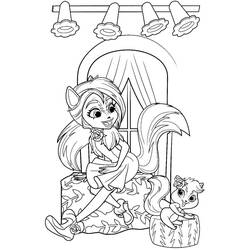 Dibujo para colorear: Enchantimals (Dibujos Animados y Series Animadas) #186415 - Dibujos para Colorear e Imprimir Gratis