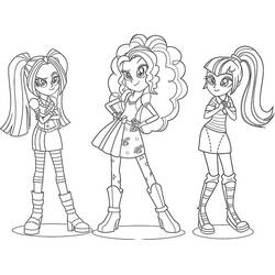 Dibujo para colorear: Equestria Girls (Dibujos Animados y Series Animadas) #197780 - Dibujos para Colorear e Imprimir Gratis