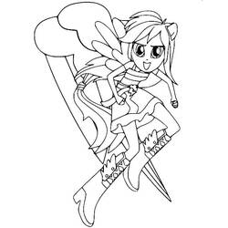 Dibujo para colorear: Equestria Girls (Dibujos Animados y Series Animadas) #197796 - Dibujos para Colorear e Imprimir Gratis