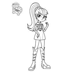 Dibujo para colorear: Equestria Girls (Dibujos Animados y Series Animadas) #197798 - Dibujos para Colorear e Imprimir Gratis