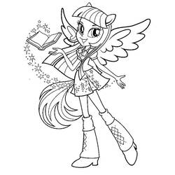 Dibujo para colorear: Equestria Girls (Dibujos Animados y Series Animadas) #197803 - Dibujos para Colorear e Imprimir Gratis