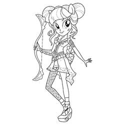Dibujo para colorear: Equestria Girls (Dibujos Animados y Series Animadas) #197804 - Dibujos para Colorear e Imprimir Gratis