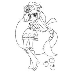 Dibujo para colorear: Equestria Girls (Dibujos Animados y Series Animadas) #197807 - Dibujos para Colorear e Imprimir Gratis