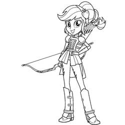 Dibujo para colorear: Equestria Girls (Dibujos Animados y Series Animadas) #197810 - Dibujos para Colorear e Imprimir Gratis