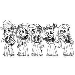 Dibujo para colorear: Equestria Girls (Dibujos Animados y Series Animadas) #197811 - Dibujos para Colorear e Imprimir Gratis