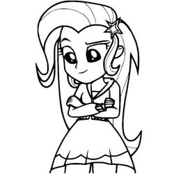 Dibujo para colorear: Equestria Girls (Dibujos Animados y Series Animadas) #197813 - Dibujos para Colorear e Imprimir Gratis