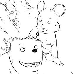 Dibujo para colorear: Ernest y Celestine (Dibujos Animados y Series Animadas) #190707 - Dibujos para Colorear e Imprimir Gratis