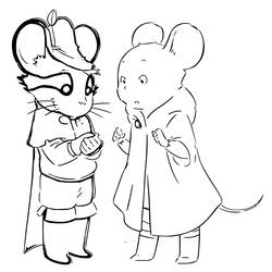 Dibujo para colorear: Ernest y Celestine (Dibujos Animados y Series Animadas) #190710 - Dibujos para Colorear e Imprimir Gratis