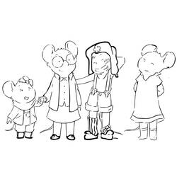 Dibujo para colorear: Ernest y Celestine (Dibujos Animados y Series Animadas) #190711 - Dibujos para Colorear e Imprimir Gratis