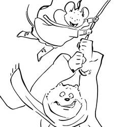 Dibujo para colorear: Ernest y Celestine (Dibujos Animados y Series Animadas) #190715 - Dibujos para Colorear e Imprimir Gratis