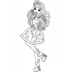 Dibujo para colorear: Ever After High (Dibujos Animados y Series Animadas) #207942 - Dibujos para Colorear e Imprimir Gratis