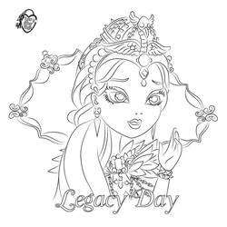 Dibujo para colorear: Ever After High (Dibujos Animados y Series Animadas) #207958 - Dibujos para Colorear e Imprimir Gratis
