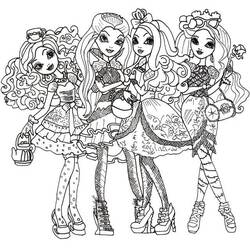 Dibujo para colorear: Ever After High (Dibujos Animados y Series Animadas) #207965 - Dibujos para Colorear e Imprimir Gratis