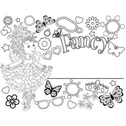 Dibujo para colorear: Fancy Nancy (Dibujos Animados y Series Animadas) #208430 - Dibujos para Colorear e Imprimir Gratis