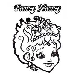 Dibujo para colorear: Fancy Nancy (Dibujos Animados y Series Animadas) #208434 - Dibujos para Colorear e Imprimir Gratis