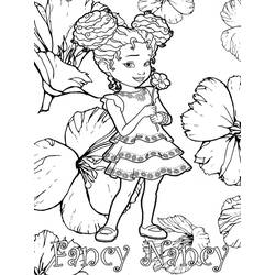 Dibujo para colorear: Fancy Nancy (Dibujos Animados y Series Animadas) #208437 - Dibujos para Colorear e Imprimir Gratis