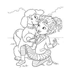 Dibujo para colorear: Fancy Nancy (Dibujos Animados y Series Animadas) #208439 - Dibujos para Colorear e Imprimir Gratis