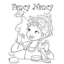 Dibujo para colorear: Fancy Nancy (Dibujos Animados y Series Animadas) #208441 - Dibujos para Colorear e Imprimir Gratis