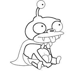 Dibujo para colorear: Futurama (Dibujos Animados y Series Animadas) #206525 - Dibujos para Colorear e Imprimir Gratis