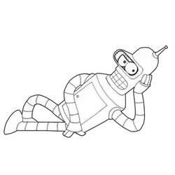 Dibujo para colorear: Futurama (Dibujos Animados y Series Animadas) #206530 - Dibujos para Colorear e Imprimir Gratis