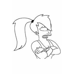 Dibujo para colorear: Futurama (Dibujos Animados y Series Animadas) #48366 - Dibujos para Colorear e Imprimir Gratis