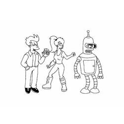 Dibujo para colorear: Futurama (Dibujos Animados y Series Animadas) #48369 - Dibujos para Colorear e Imprimir Gratis
