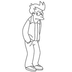 Dibujo para colorear: Futurama (Dibujos Animados y Series Animadas) #48376 - Dibujos para Colorear e Imprimir Gratis