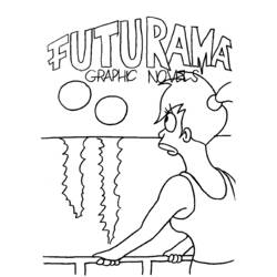 Dibujo para colorear: Futurama (Dibujos Animados y Series Animadas) #48402 - Dibujos para Colorear e Imprimir Gratis