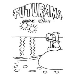 Dibujo para colorear: Futurama (Dibujos Animados y Series Animadas) #48419 - Dibujos para Colorear e Imprimir Gratis