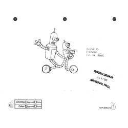 Dibujo para colorear: Futurama (Dibujos Animados y Series Animadas) #48451 - Dibujos para Colorear e Imprimir Gratis