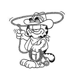 Dibujo Garfield (Dibujos Animados y Series Animadas) #196196 para imprimir y colorear