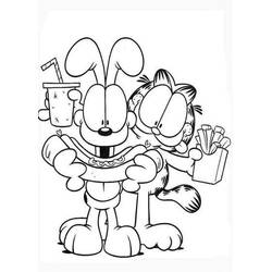 Dibujo Garfield (Dibujos Animados y Series Animadas) #196215 para imprimir y colorear